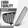 G-PLUS Front Grill Center Grille Honeycomb Grid Compatible with VW Beetle 2006-2010 1C0807681H, 1C0807681H01C Black