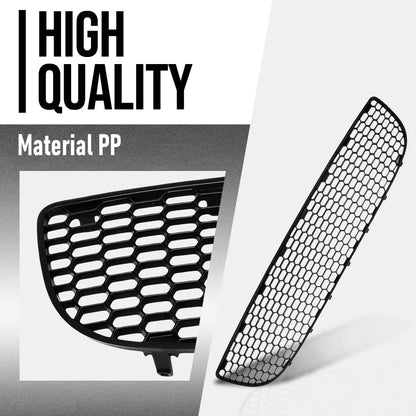 G-PLUS Front Grill Center Grille Honeycomb Grid Compatible with VW Beetle 2006-2010 1C0807681H, 1C0807681H01C Black