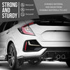 G-PLUS Rear Left Bumper Garnish Cover Compatible with Honda Civic Hatchback 2020 2021 71518-TGG-A50ZB, 71518 TGG A50ZB Black