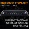 G-PLUS LED 3rd Brake Light Fit Toyota Tacoma 1995-2015,Signal Stop Cargo Third Tail Lamp Clear Lens Black Housing