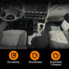 G-PLUS TPE Floor Mats Fit Kenworth T600 2006-2007, T660 2007-2017, T800 W900 2006-2019 1st Row Truck Accessories Cargo Liners All Weather Protection 3PCS Black Alfombras para Carro