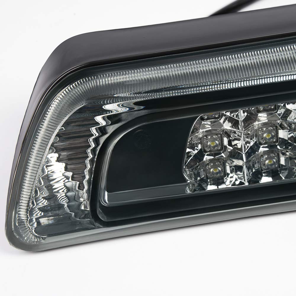 Compatible For Toyota Tundra V8 2007-2016 Smoked Lens Rear LED 3rd Third Brake Brake High Mount Cargo Stop Light