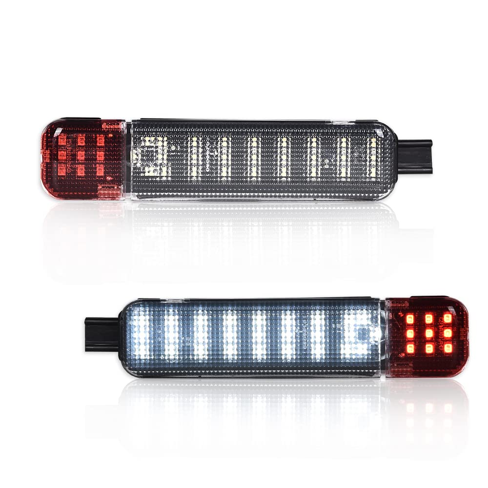 G-PLUS LED Side Door Panel Lights Courtesy Lamps Compatible with 1996-2000 Chevy & GMC C/K 1500 | 2500 Suburban 15021517 15021518 923-103 923-104