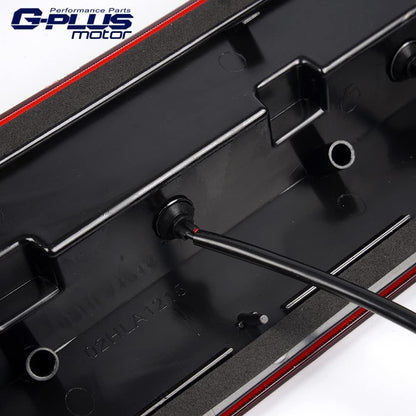 G-PLUS Rear LED Third Brake Light Compatible with Ford F150 Lobo 2004 2005 2006 2007 2008/ Ford Explorer Sport Trac 2007-2010/ Lincoln Mark LT 2006-2008 3RD Cargo Led Tail Lamps Red Lens Black Housing