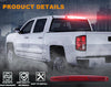 G-PLUS LED Third 3rd Brake Light Compatible with Dodge Ram 2500 3500 2003-2006 High Mount Stop Cargo Lamp Red Lens Chrome Housing 05086509AA