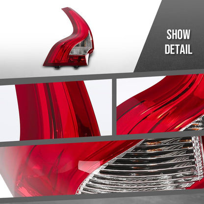 G-PLUS LED Tail Light Left Driver Side Compatible with Volvo XC60 2011-2017 VO2800104, 31323034 Tail Lamp Red