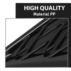 G-PLUS Fog Light Grille Insert for Lexus NX300 2018-2021 Left Gloss Black Product Image