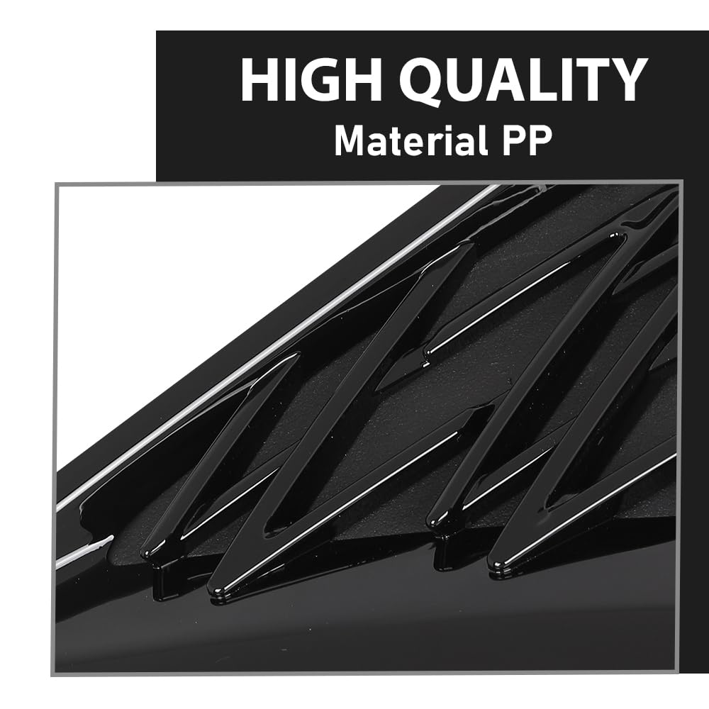 G-PLUS Front Bumper Grille Vent Insert Left Compatible with LX NX300 Base/F Sport/Luxury 2018-2021,Compatible with LX NX300h 2021 5314278090, LX1038135, 53142-78090 Gloss Black