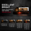 G-PLUS LED Headlights Front Headlamps Fit Chevy Blazer 1998-2005, Fit Chevy S10 Pickup 1998-2004 with Bumper Lights Clear Lens Chrome Housing Amber Reflector,faros delanteros Assembly