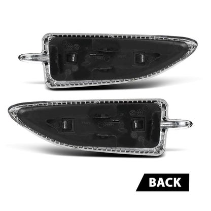 G-PLUS Pair Fender Vent Insert Chrome Molding Trim, Compatible with Ford Escape 2013-2015, LH Driver & RH Passenger Side, CJ5Z16228AB, CJ5Z16228AA, FO1267100, FO1266100