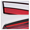G-PLUS Taillight Taillamp Lens Red Left & Right Pair Set Compatible with Ford Mustang 1987-1993 E7ZZ13405A, E7ZZ13404A, FO2800168, FO2801168