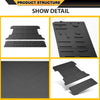 G-PLUS TPE Floor Mats Cargo Liner Compatible with Ford F150 2021-2025,NOT Fit Graduated Tailgate, 2PCS All Weather Protection Floor Liners Black, alfombras para carro