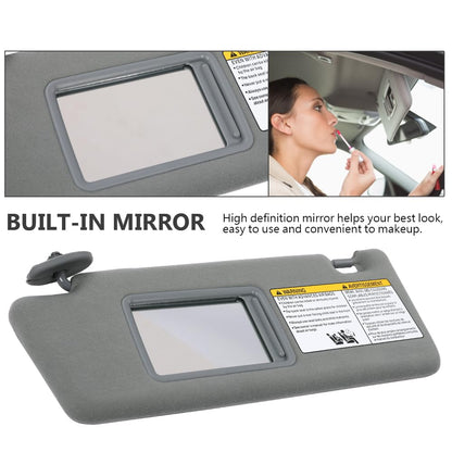 G-PLUS Gray Sun Visor with Mirror LH Driver & RH Passenger Side 1 Pair Compatible with Toyota Tacoma 2005-2015 74320-35C10-B0, 74310-35C10-B0, 74320-04181-B1, 74310-04181-B1