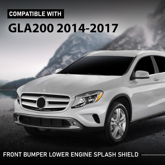 G-PLUS Front Bumper Engine Splash Shield Compatible with Benz GLA250 X156 2014-2017,Not Fit Sport Package or AMG Appearance Package Bumper Cover MB8850036, 1568850236