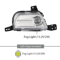 G-PLUS LED Fog Light Assembly for Ford Edge 2019-2024 Left Clear Product Specifications