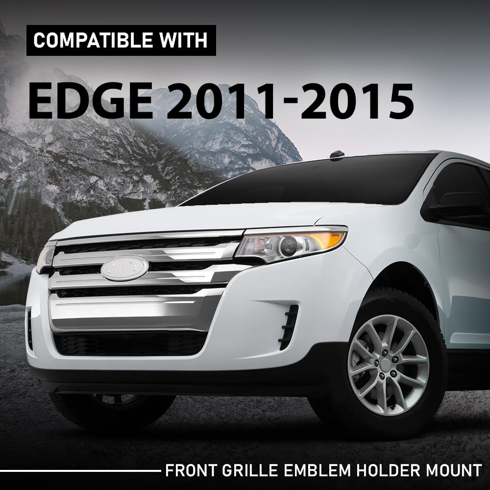 G-PLUS Front Grille Emblem Holder Mount, Compatible with Ford Edge 2011-2014, BT4Z-8200-B, BT4Z8200B