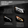 G-PLUS LED Headlight w/o AFS Right Passenger Side Compatible with Benz GLC 2016 2017 2018 2019 Without AFS 2539061401 Black