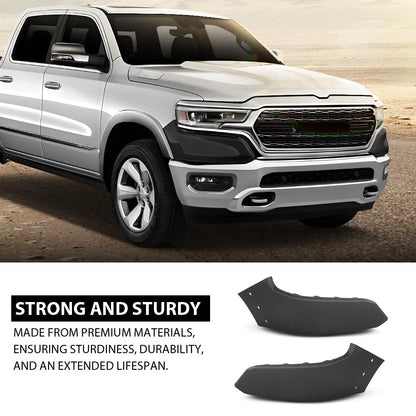G-PLUS Front Bumper Filler Panel Left & Right Side Pair Compatible with Dodge Ram 1500 2019-2021,Not Fit with Fender Flare,Not Fit Sport Model 68403910AE, 68403911AE