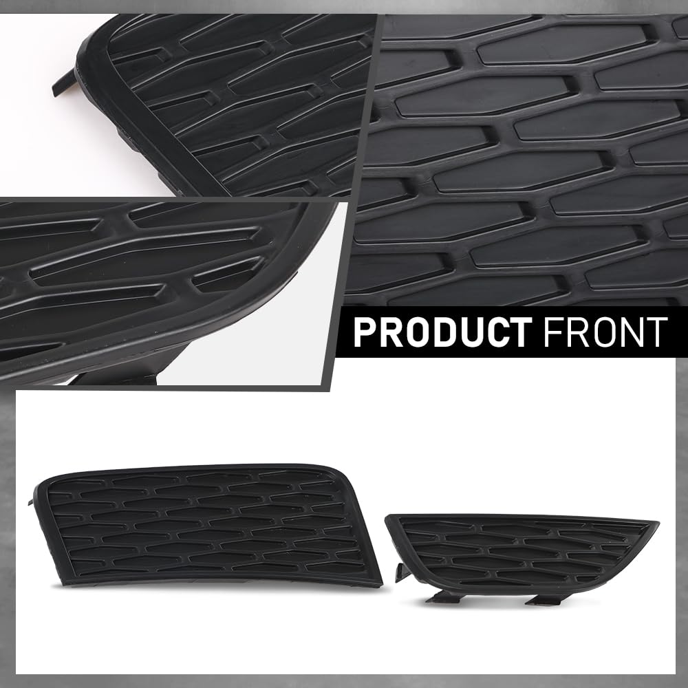 G-PLUS Right Front Fog Light Cover Bezel Lamp Compatible with Land Range Rover Evoque 2011-2015