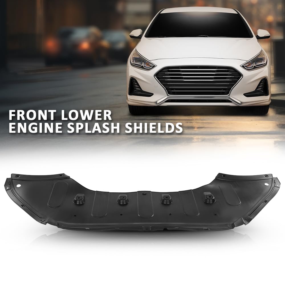 G-PLUS Front Lower Engine Splash Shields Compatible with Hyundai Sonata Sport 2018-2019 29110C2500