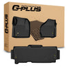 G-PLUS TPE Floor Mats Fit Ford F250 F350 Super Duty SuperCab 1999-2007 1st & 2nd Row Truck Accessories Cargo Liners All Weather Protection 3PCS Black Alfombras para Carro