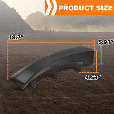 G-PLUS Fender Flare for Dodge Ram 4500 5500 2019-2025 Front Driver Black Additional Angle