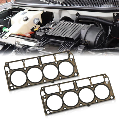 G-PLUS Cylinder Head Gaskets Compatible with LS2 L76 6.0 Chevy Corvette 2005-2007/Chevy Silverado GMC Sierra 2002-2013 12569365, 12575392, 12589227