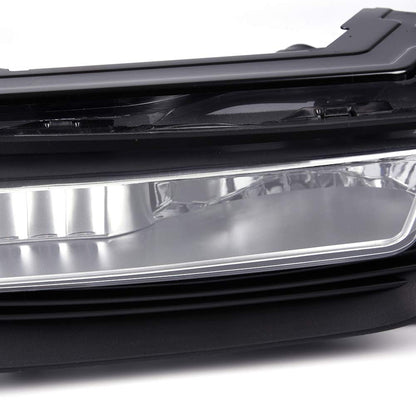 G-PLUS Fog Light Lamps Kit Compatible With 2013-2015 Honda Accord Sedan,Driving Fog Lamps W/Switch Bulbs Bezel Driver & Passenger Pair (Clear Lens)