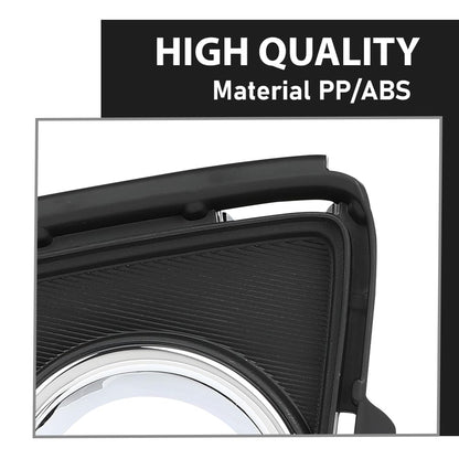 G-PLUS Fog Light Bezel Lamp Trim w/Chrome Left Driver Compatible with Toyota RAV4 2016-2018 520400R030