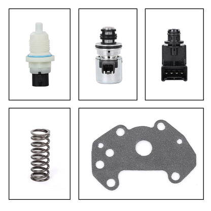 G-PLUS Transmission Filter Kit Solenoid & Sensor Fit all Chrysler Dodge Jeep Products,46RE / 47RE / 48RE / A518 / A618 automatic transmission 2000-On Black