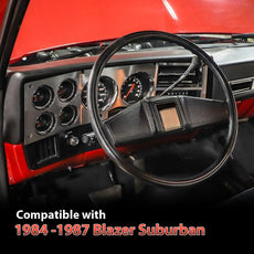 G-PLUS Dash Bezel Insert for Chevy GMC Truck Blazer Suburban 1981-1987 Front View