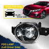 G-PLUS Fog Lights Assembly Compatible with 2019 2020 Nissan Altima 4-Door Sedan S SL SR SV Front Bumper Fog Lights w/Bulb Clear Lens LED Fog Lamps, Driver Side(Left)