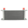 G-PLUS Universal Aluminum Engine Transmission Racing Oil Cooler Silver 16 Row English-style AN10-10AN T-6061 Aluminum