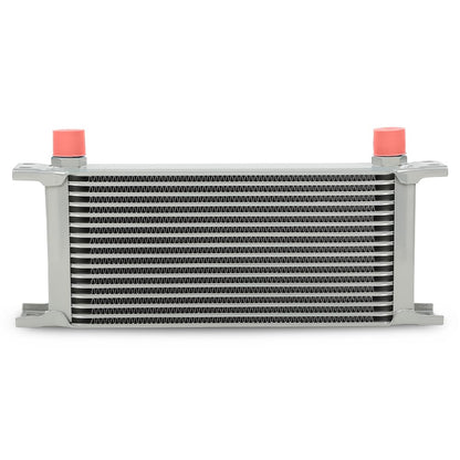 G-PLUS Universal Aluminum Engine Transmission Racing Oil Cooler Silver 16 Row English-style AN10-10AN T-6061 Aluminum