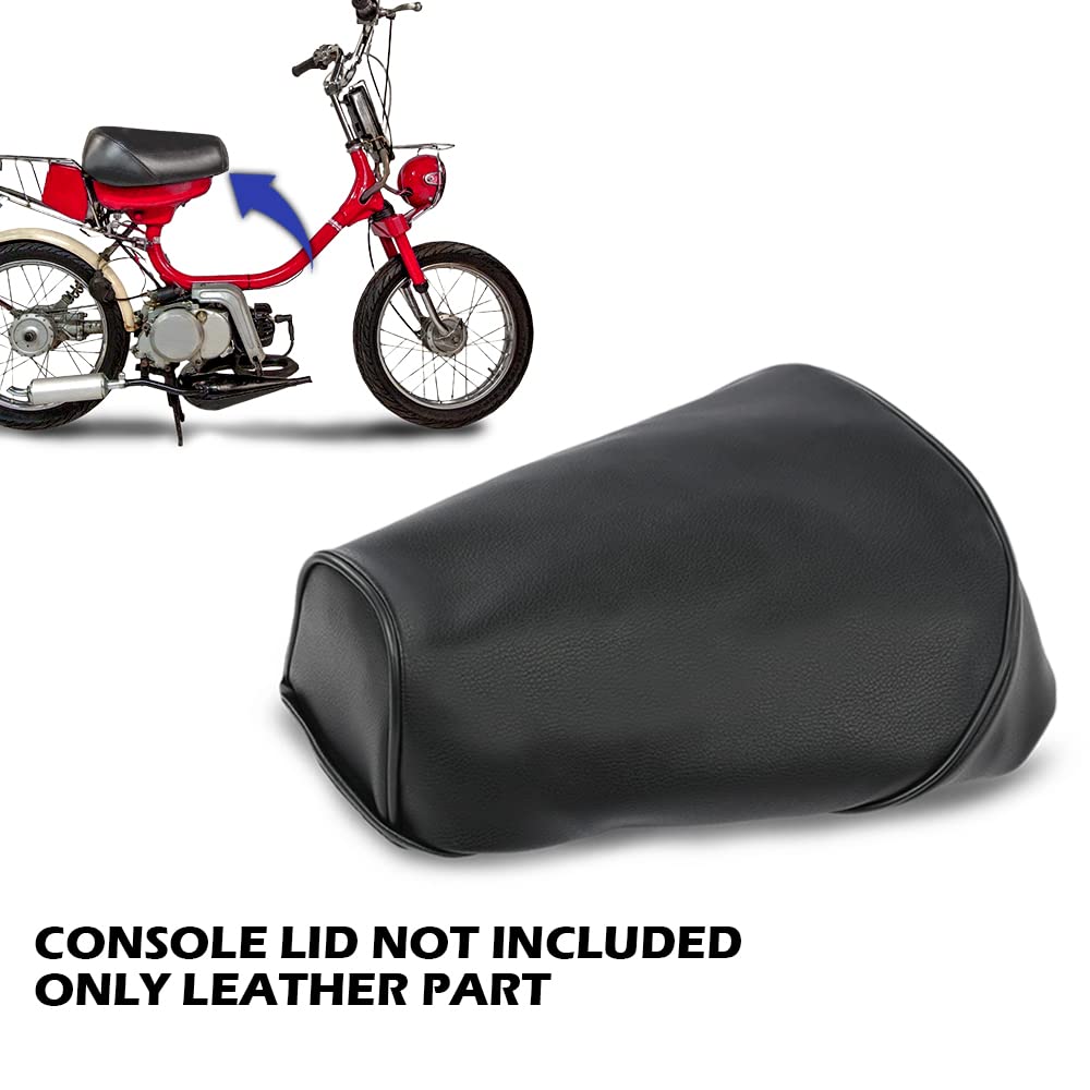 G-PLUS Seat Cover Synthetic Leather Black Compatible with 1979-1987 Yamaha QT50 MA50 Seat Cover