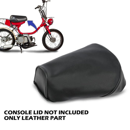 G-PLUS Seat Cover Synthetic Leather Black Compatible with 1979-1987 Yamaha QT50 MA50 Seat Cover