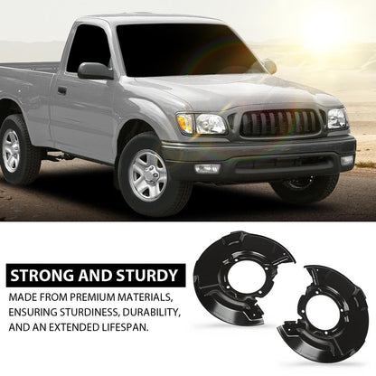G-PLUS Front Brake Dust Shields Set Fit 1996-2002 Toyota 4Runner,Fit 1995-2004 Toyota Tacoma Black