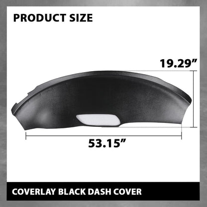 G-PLUS Black Dash Cover Compatible with Pontiac Firebird 1993-1996 18-925-DGR