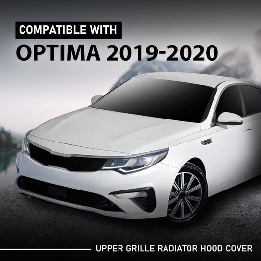 G-PLUS Upper Grille Radiatir Hood Cover Sight Shield Compatible with Kia Optima 2019-2020 86360D5500