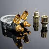 15 ROW AN10 Thermostat Adaptor Engine Transmission Oil Cooler Kit + Oil Filter Adapter Hose Kit
