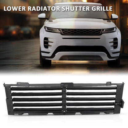 G-PLUS Lower Radiator Shutter Grille Assembly Compatible with Land Rover Discovery Sport 2020-2023,Fit Land Rover Range Rover Evoque 2020-2023