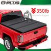 G-PLUS T3 Tri Fold Car Bed Cover Compatible with 2019-2021 Chevy Silverado/GMC Sierra 1500, Hard Top Truck Bed Tonneau Cover | 5' Extra Short Bed |,Black