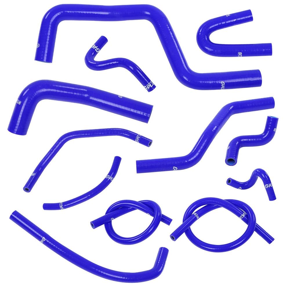 G-PLUS Silicone Radiator Hose Kit Compatible with Honda/Acura Integra DC4 DB7 RS LS GS SE with B18B1 Engine 1994-2001 Blue