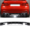 G-PLUS Rear Bumper Spoiler Air Vent Trim Cover Replacement for 2019-2021Bmw 3 Series G20 (Matte Black)