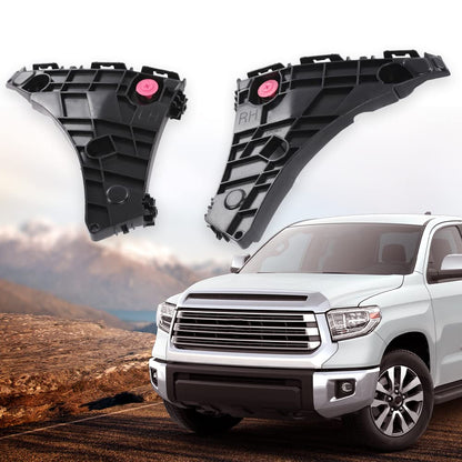 G-PLUS Front Bumper Brackets Compatible with Toyota Tundra 2014 2015 2016 2017 2018 2019 2020 2021 Black Driver & Passenger Side Bumper Bracket Retainer