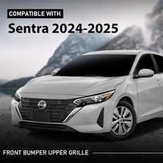 G-PLUS Front Upper Bumper Grille for Nissan Sentra 2024-2025 Front View