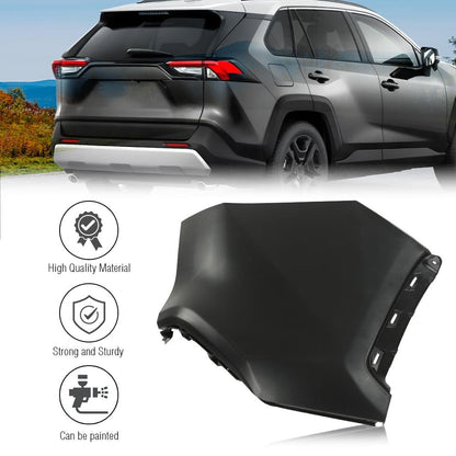 G-PLUS Rear Bumper Cover Extension Assembly Right Passenger Side Compatible with Toyota RAV4 2019-2023 TO1117110 5216142944 521610R906 52161-42944 52161-0R906
