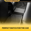 G-PLUS TPE Floor Mats,Compatible with Toyota Corolla/Linerrix 2009-2013 Floor Liners All Weather Full Cover Protection 1st & 2nd Row Cargo Liners Black