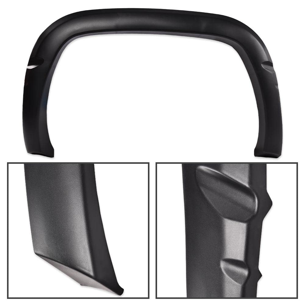 G-PLUS Fender Flares Compatible with Dodge Ram 1500/2500/3500 Models Only 1994-2001 Textured Matte Pickup Truck Accessories Trim Cover Protector 4pcs