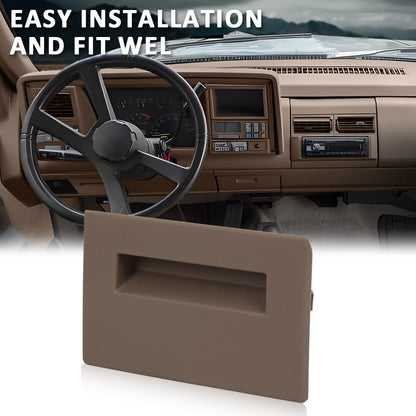 G-PLUS Dash Fuse Panel Cover Compatible with Chevy & GMC Truck 1988-1994/Fit Chevy Blazer GMC Yukon 1992-1994/Fit GMC Yukon Suburban 1992-1994 Beige